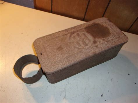 vintage ih international harvester tractor tool box