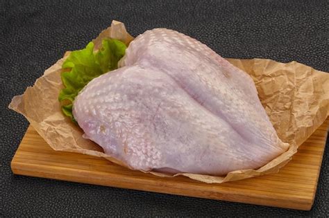 Premium Photo | Raw chicken breast