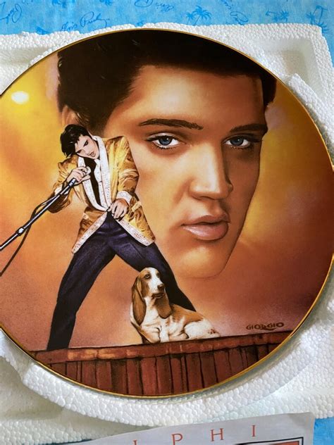 Elvis Presley Collector Plate - Etsy