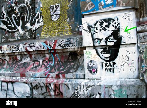 Graffiti art in the Bowery (190 the Bowery) Manhattan NYC Stock Photo ...