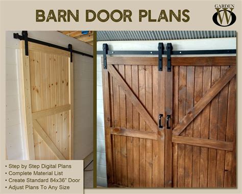 Exterior Barn Door Plans Creating Custom Barn Doors For Your Home
