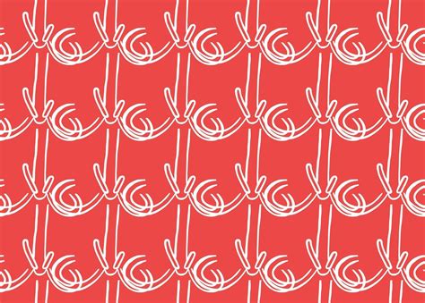 Vector texture background, seamless pattern. Hand drawn, red, white ...