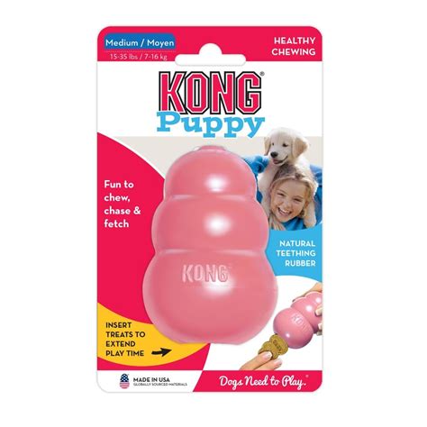 kong puppy kong medium  lbs pets  families puppy kong dog toy