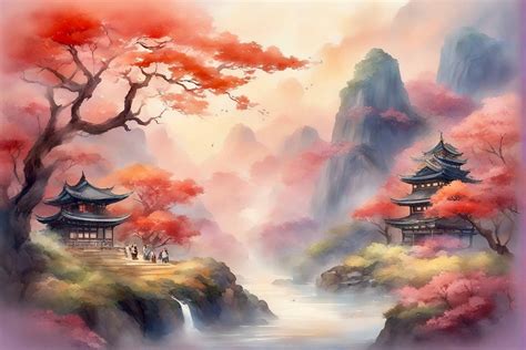 Japanese landscape1 by ArnoGrabner1955 on DeviantArt