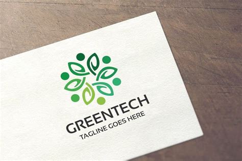 Greentech Logo | Typography logo, Logo branding identity, Logo design