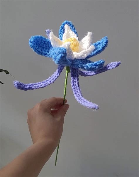 Glaze Lily Genshin Impact Flower Crochet Pattern Instructions PDF ...