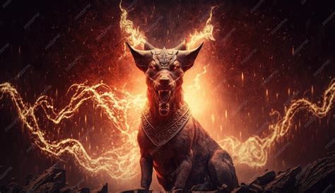 premium photo  graphic   dog  lightning   shirt