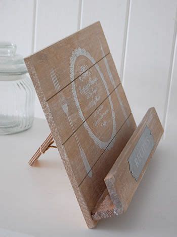 wooden recipe holder Wooden Recipe Book Holder, Recipe Holder Box ...