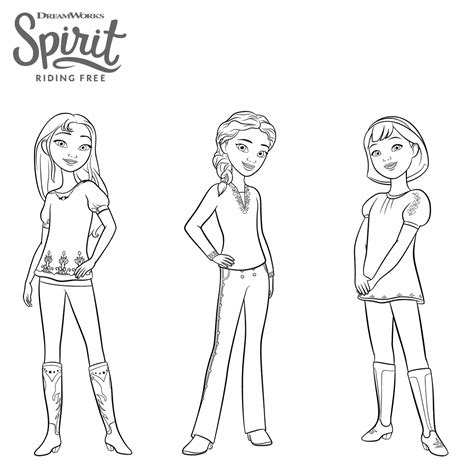 Spirit Riding Free Coloring Pages - Best Coloring Pages For Kids