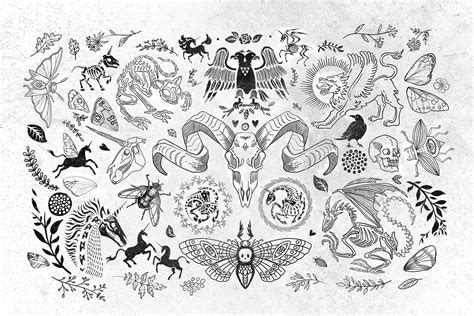 gothic princess custom designed graphic patterns creative market