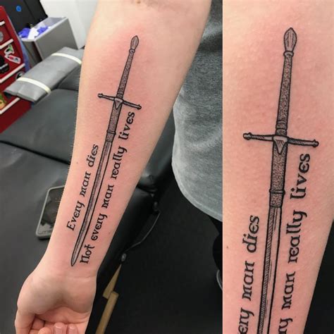 living by the sword tattoo