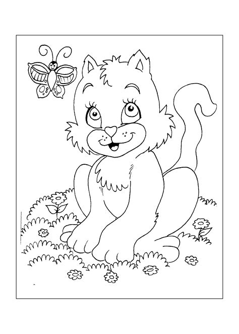 Gatos Para Imprimir E Colorir - 6