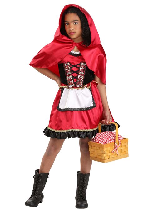 Girl's Little Miss Red Riding Hood Costume Dress | Storybook Costumes