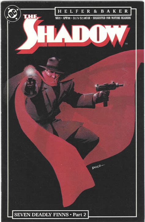 The Shadow Comic Cover Gallery: DC Comics 1987 to 1992