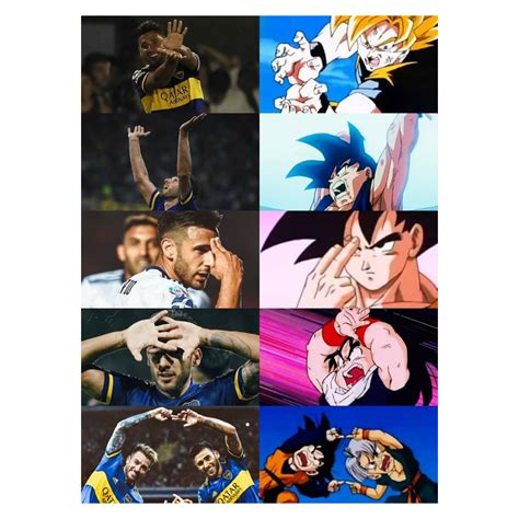 An Argentine football player celebrating his goals : r/Dragonballsuper