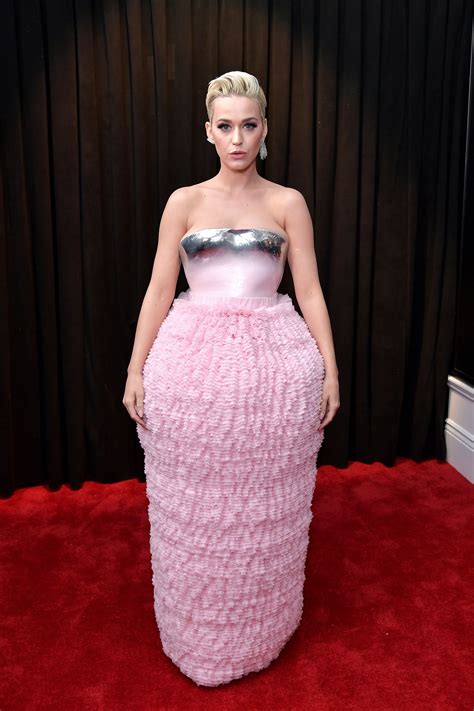 Katy Perry Pink Dress Grammys