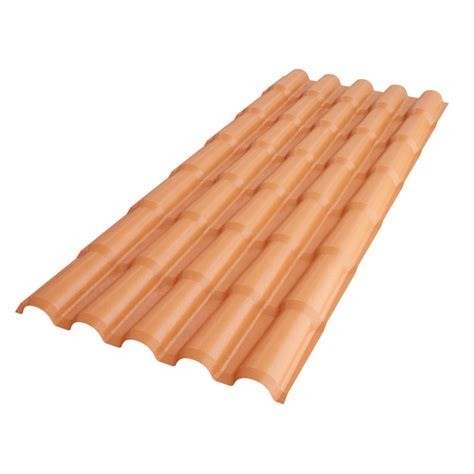 Telha De Pvc Leroy Merlin - Telha de PVC Colonial 3,94mx86cm Terracota Afort | Leroy Merlin