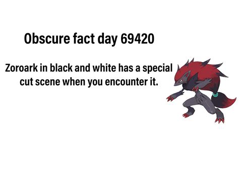 Obscure fact 69420 (parody) : r/pokemon