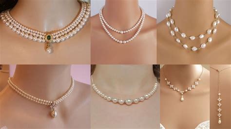 Simple & light weight Pearl necklace designs/royal pearl necklace set ...