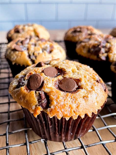 Brown Butter Chocolate Chip Muffins - Cook Fast, Eat Well