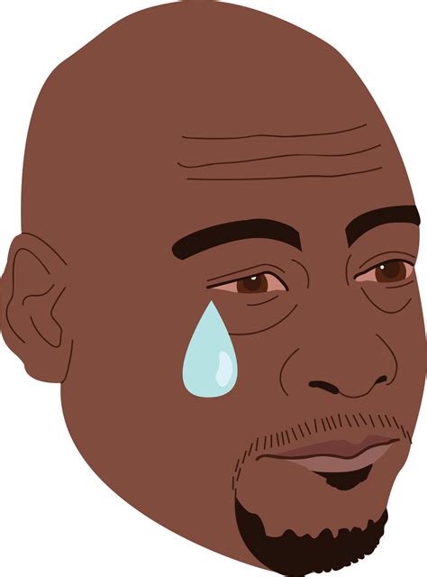 icono de meme de michael jordan llorando 12721542 Vector en Vecteezy