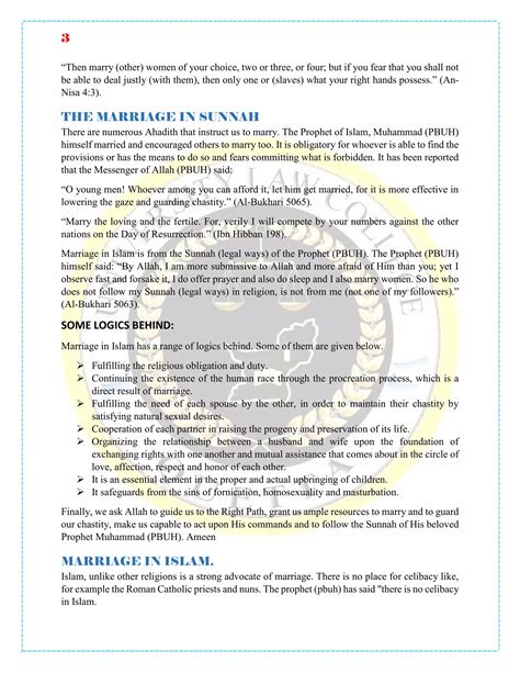 Concept of marriage in islam | PDF