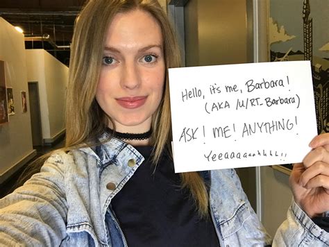 I'm Barbara Dunkelman, host of Rooster Teeth's "Always Open" and cast