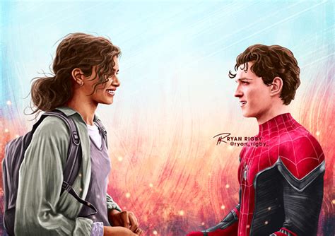 Spider-Man: Far From Home – Peter And MJ | Poster By Ryanrigby