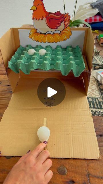 Brinquedo De Sucata Com Caixa De Ovo - Brinquedos Com Caixa De Ovo