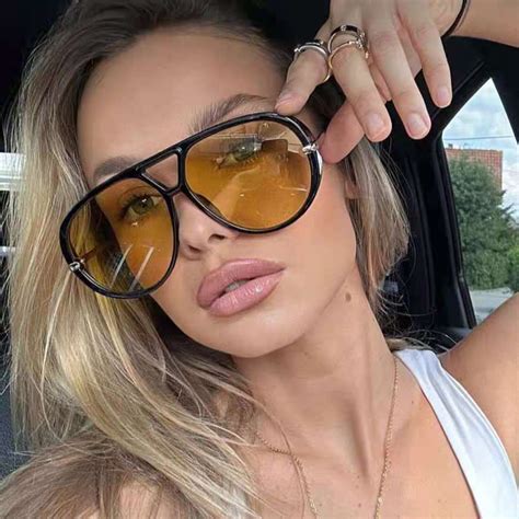 Óculos De Sol Da Moda - 7018 Óculos de sol da moda feminina | Shopee Brasil