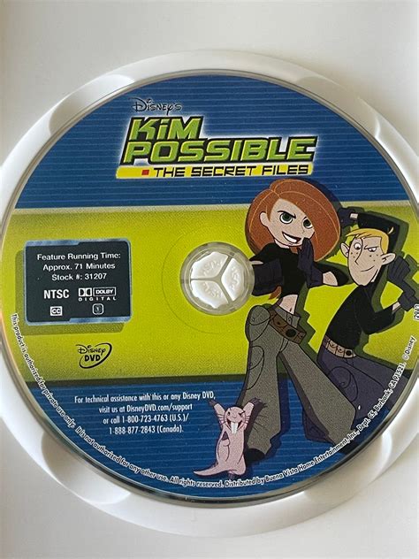 Disney's Kim Possible: the Secret Files DVD // 2003 // Disney Channel