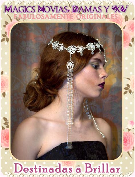 Tocados y tiaras para novias, damas y quinceañeras. Artesanales o