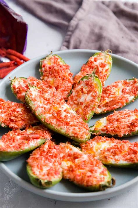 Taki Topped Stuffed Jalapenos - LemonsforLulu.com