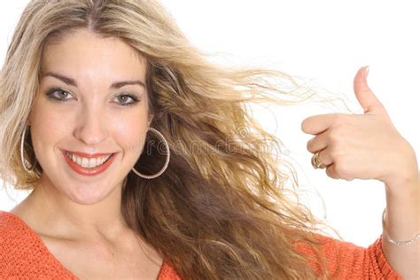 Gorgeous Blonde Model Poses Nude In A Home Environment Stock Photo