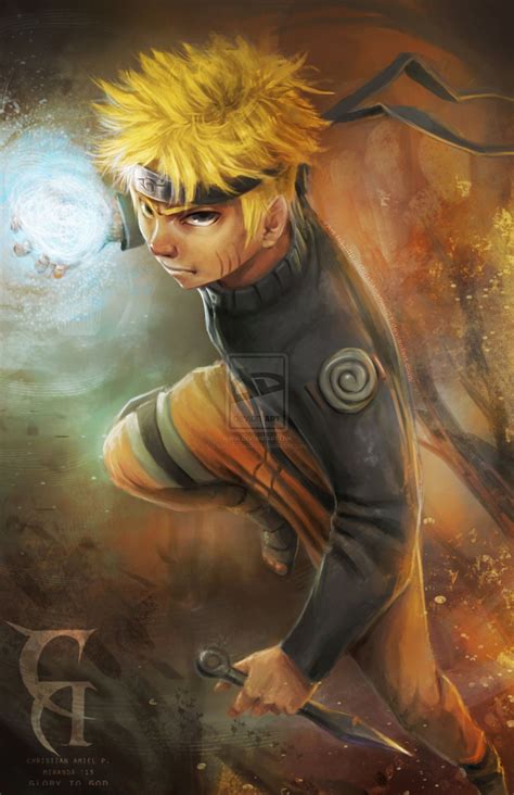 Uzumaki Naruto Fan Art by christianamiel21 on deviantART | Naruto fan