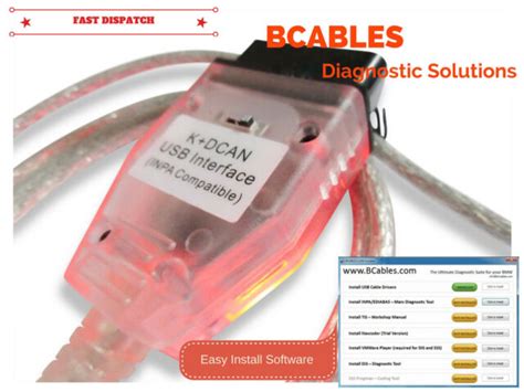 Bmw k dcan cable - fourkum