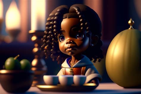 Lexica - Cute small humanoid black jesus and the last supper, BOONDOCKS