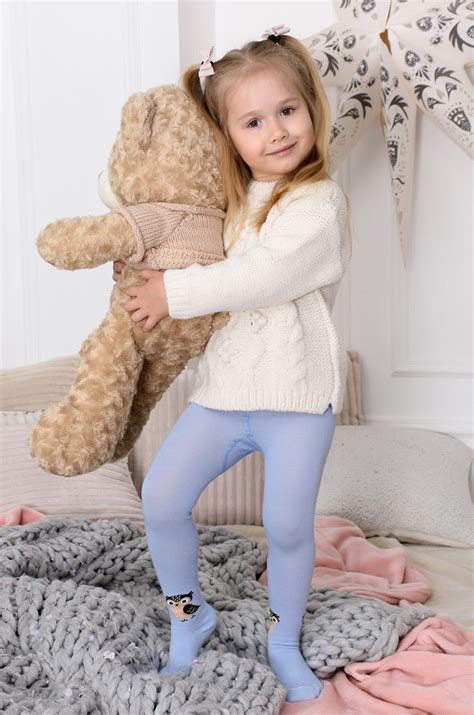 Колготки детские Натали 6546977 голубой купить оптом в HappyWear.ru