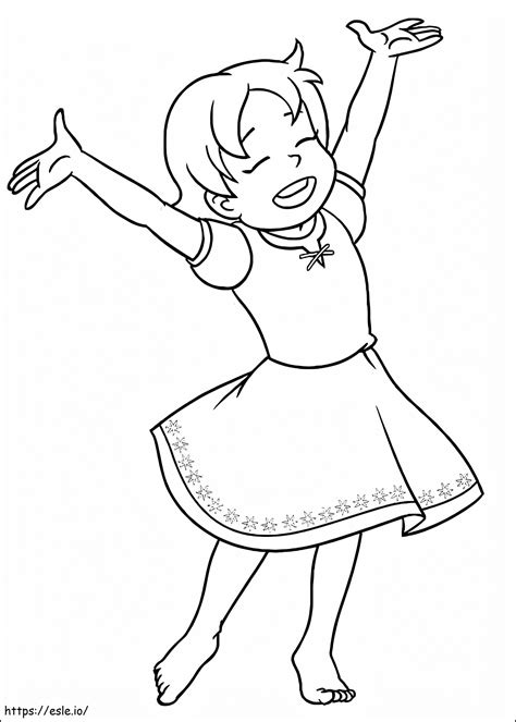 Wszystkiego najlepszego Heidi kolorowanka