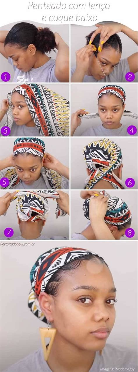 Lenço Cabelo Como Amarrar - Como amarrar lenço na cabeça: Passo a passo para você fazer já! | Hair ...