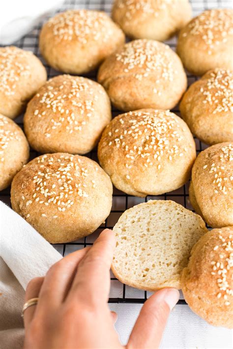 homemade hamburger buns dish  dish