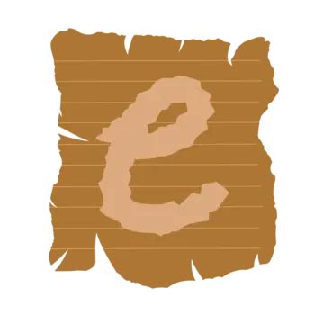 letter   brown paper letter  scrapbook  png transparent clipart