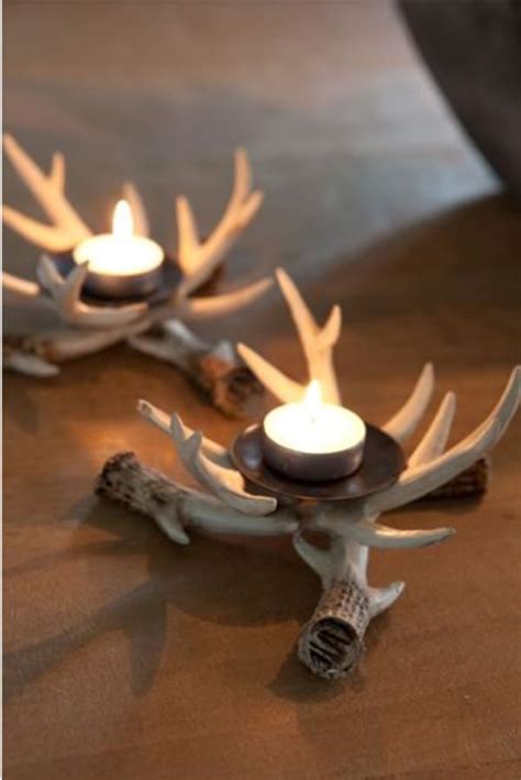 diy antler decor   holiday table artofit