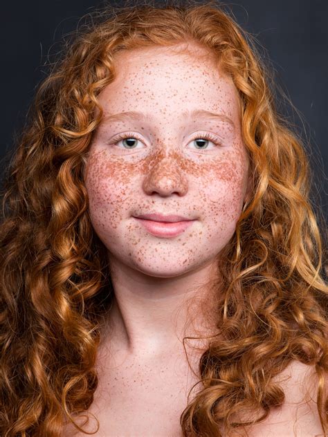 Redhead Girl Tattoos Freckles