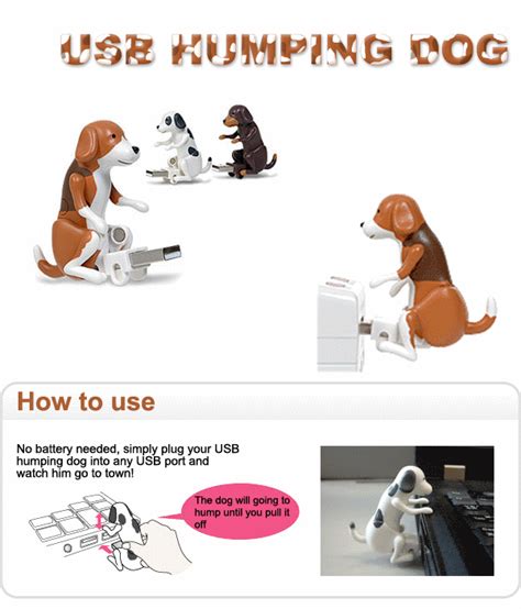 Похотливая USB собачка, она же sexy dog, humping dog и USB собака-ебака ...