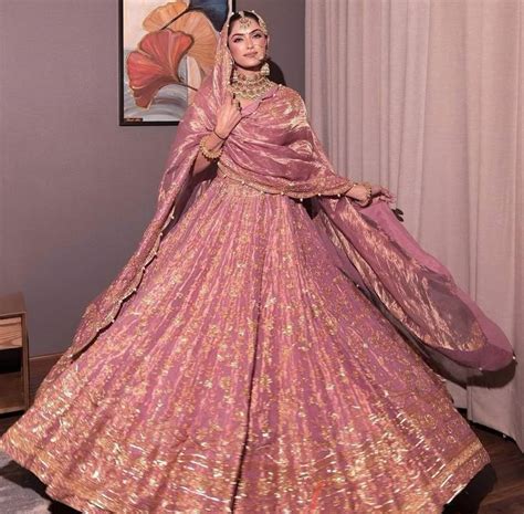 soft pink pink desi bridal dress pink bridal lehenga pakistani pink