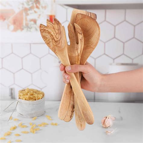 Handmade Wooden Kitchen Utensils Set - Artisraw