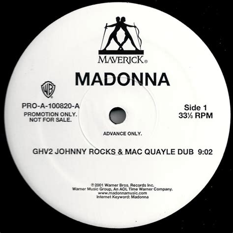 Madonna - GHV2 (2001, Advance Only, Vinyl) | Discogs