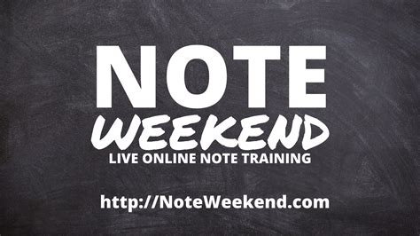 note weekend
