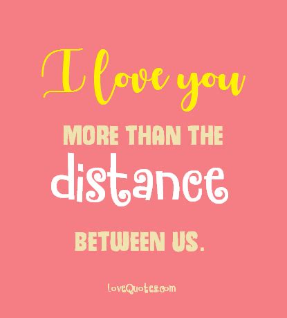 Distance Between Us Quotes - ShortQuotes.cc